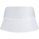 Chapéu leve em poliéster com proteção solar 130 g/m² cor branco segunda vista frontal
