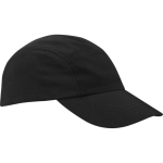 Boné de nylon impermeável com proteção solar 105 g/m2 cor preto vista lateral