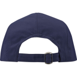 Boné de nylon impermeável com proteção solar 105 g/m2 cor azul-marinho segunda vista traseira