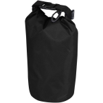 Saco impermeável compacto reciclado com fecho enrolável 1L cor preto