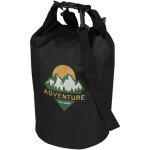 Saco de viagem reciclado impermeável com fecho enrolável 5L cor preto