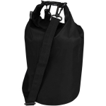 Saco de viagem reciclado impermeável com fecho enrolável 5L cor preto segunda vista