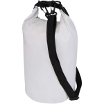 Saco de viagem reciclado impermeável com fecho enrolável 5L cor branco