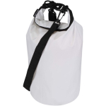 Saco de viagem reciclado impermeável com fecho enrolável 5L cor branco segunda vista