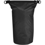 Saco de viagem impermeável de 10L com fecho enrolável cor preto segunda vista frontal