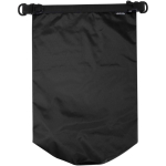 Saco de viagem impermeável de 10L com fecho enrolável cor preto terceira vista frontal