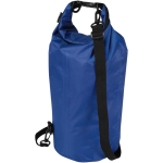 Saco de viagem impermeável de 10L com fecho enrolável cor azul real segunda vista