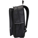 Mochila de padel com bolsos organizadores 18 L 15'' cor preto vista lateral