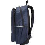 Mochila de padel com bolsos organizadores 18 L 15'' cor azul-marinho vista lateral
