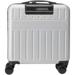Mala trolley para portátil com cadeado TSA integrado 30L 16'' cor prateado segunda vista traseira
