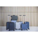Mala trolley para portátil com cadeado TSA integrado 30L 16'' cor prateado imagem de estilo de vida