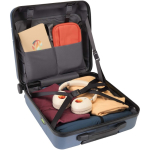 Mala trolley para portátil com cadeado TSA integrado 30L 16'' cor azul bondi segunda vista