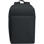 Mochila antirroubo expansível resistente à água, capacidade de 18 L cor preto segunda vista frontal