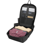 Mochila antirroubo expansível resistente à água, capacidade de 18 L cor preto terceira vista