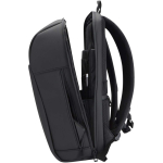 Mochila antirroubo expansível resistente à água, capacidade de 18 L cor preto vista lateral