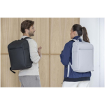 Mochila antirroubo expansível resistente à água, capacidade de 18 L cor cinzento-claro