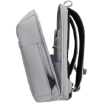 Mochila antirroubo expansível resistente à água, capacidade de 18 L cor cinzento-claro vista lateral