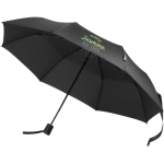Guarda-chuva dobrável com abertura automática e pega de borracha Ø93 cor preto