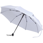 Guarda-chuva dobrável com abertura automática e pega de borracha Ø93 cor branco