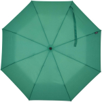 Guarda-chuva dobrável com abertura automática e pega de borracha Ø93 cor verde segunda vista frontal