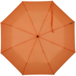 Guarda-chuva dobrável com abertura automática e pega de borracha Ø93 cor cor-de-laranja segunda vista frontal