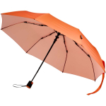 Guarda-chuva dobrável com abertura automática e pega de borracha Ø93 cor cor-de-laranja