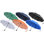 Guarda-chuva dobrável com abertura automática e pega de borracha Ø93 cor azul real segunda vista várias cores