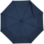 Guarda-chuva dobrável com abertura automática e pega de borracha Ø93 cor azul-marinho segunda vista frontal