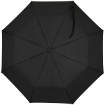 Guarda-chuva dobrável compacto com estrutura metálica e borracha Ø102 cor preto segunda vista frontal
