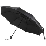 Guarda-chuva dobrável compacto com estrutura metálica e borracha Ø102 cor preto