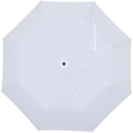 Guarda-chuva dobrável compacto com estrutura metálica e borracha Ø102 cor branco segunda vista frontal