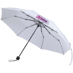 Guarda-chuva dobrável compacto com estrutura metálica e borracha Ø102 cor branco