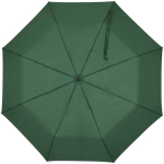 Guarda-chuva dobrável compacto com estrutura metálica e borracha Ø102 cor verde segunda vista frontal