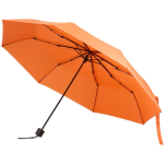 Guarda-chuva dobrável compacto com estrutura metálica e borracha Ø102 cor cor-de-laranja