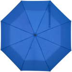 Guarda-chuva dobrável compacto com estrutura metálica e borracha Ø102 cor azul real segunda vista frontal