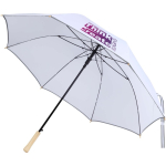 Guarda-chuva antivento com abertura automática e fita refletora Ø130 cor branco