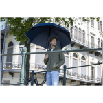 Guarda-chuva antivento com abertura automática e fita refletora Ø130 cor branco imagem de estilo de vida