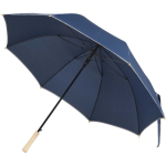 Guarda-chuva antivento com abertura automática e fita refletora Ø130 cor azul-marinho