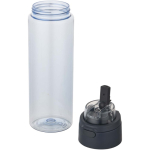 Garrafa com palhinha integrada e tampa de botão à prova de fugas 700ml cor azul bondi segunda vista