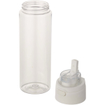Garrafa com palhinha integrada e tampa de botão à prova de fugas 700ml cor transparente segunda vista