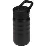 Garrafa desportiva 350ml com palhinha rebatível à prova de fugas cor preto
