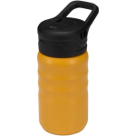 Garrafa desportiva 350ml com palhinha rebatível à prova de fugas cor amarelo