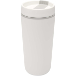 Copo térmico de parede dupla com tampa de rosca incluída 480ml cor branco