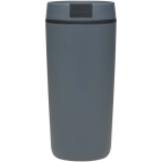 Copo térmico de parede dupla com tampa de rosca incluída 480ml cor azul bondi segunda vista traseira