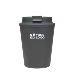 Copo térmico de parede dupla com tampa de rosca anti-derrame 300ml vista principal