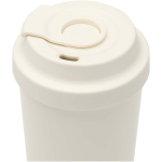 Copo térmico de parede dupla em aço inoxidável mate 480ml cor bege vista detalhe 1