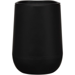 Copo de parede dupla com tampa deslizante e isolamento de ar 360ml cor preto segunda vista frontal