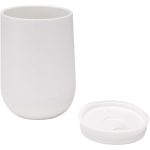 Copo de parede dupla com tampa deslizante e isolamento de ar 360ml cor branco segunda vista