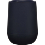 Copo de parede dupla com tampa deslizante e isolamento de ar 360ml cor azul-marinho segunda vista frontal
