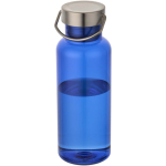 Garrafa de água com tampa de rosca e pega em aço inoxidável 600ml cor azul real